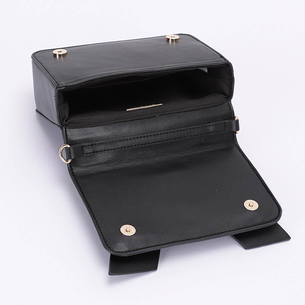 Ribbon Top Handle Bag