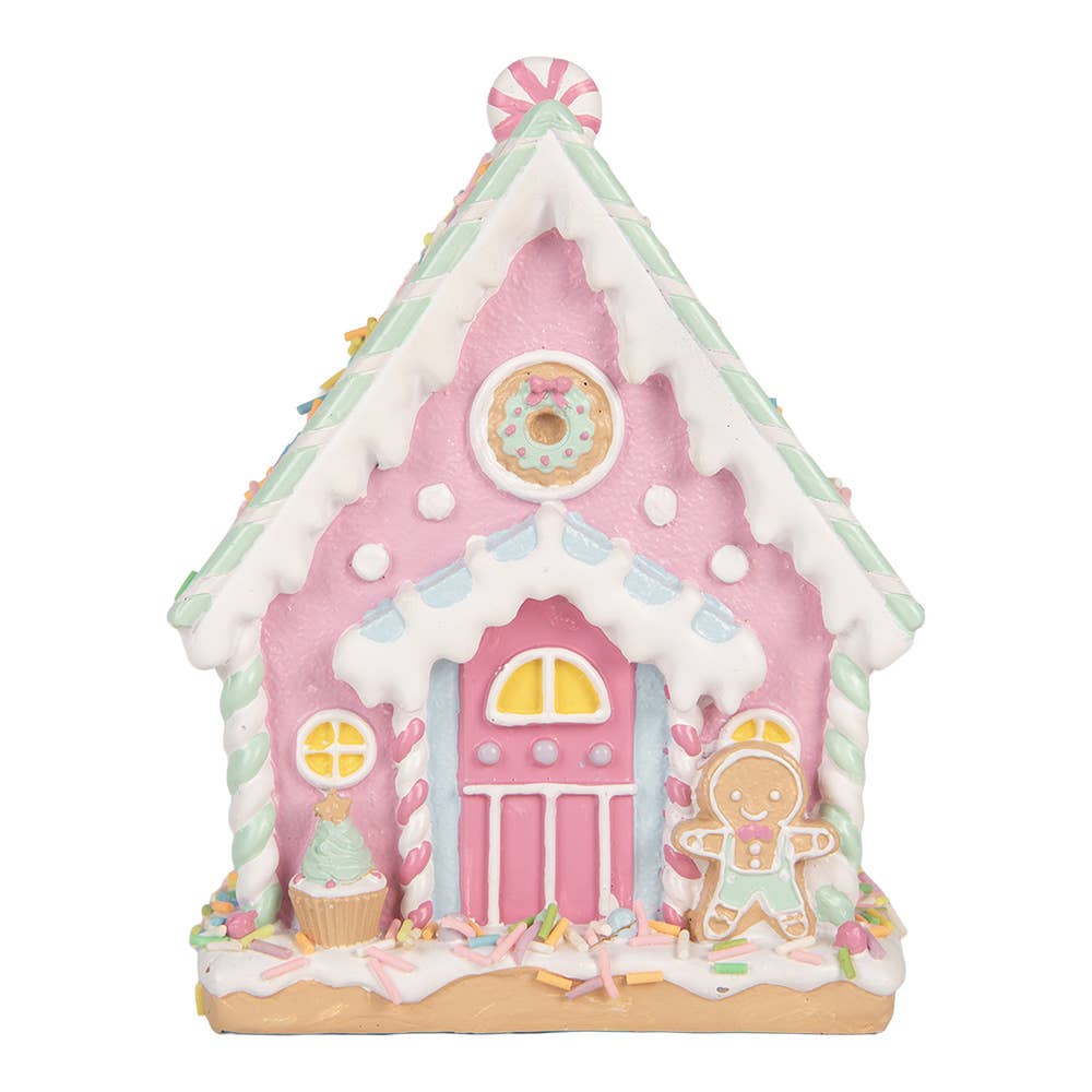 Pink Gingerbread house