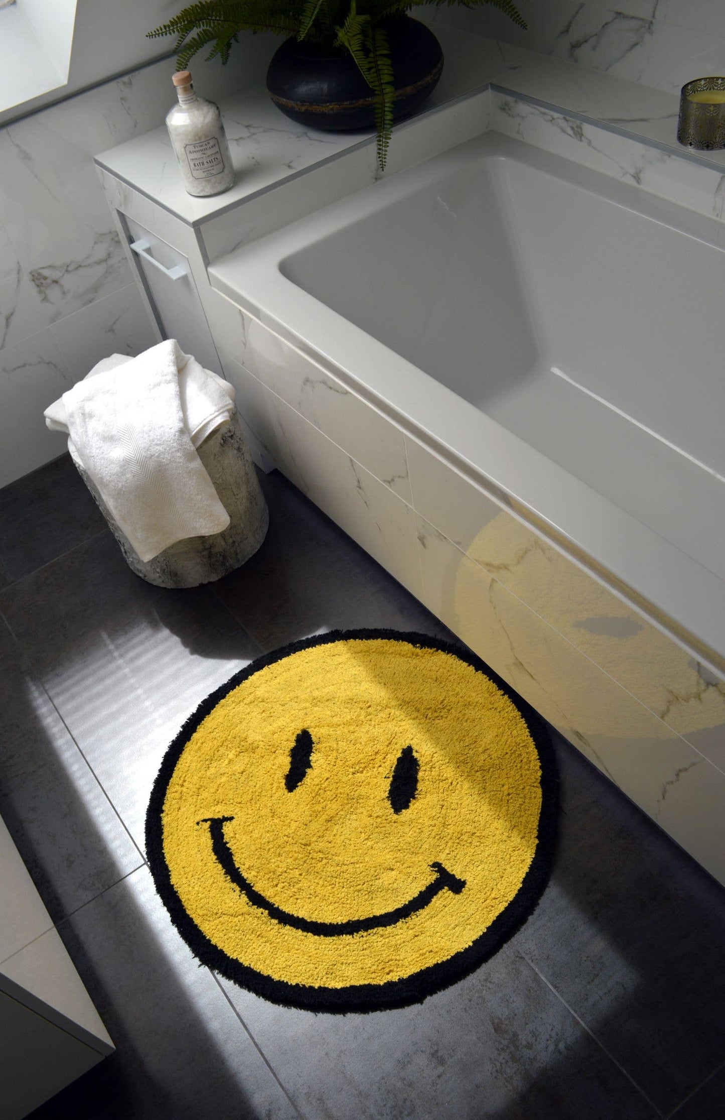 Smiley Badematte