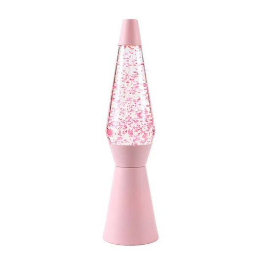 Pink Glitterlampe