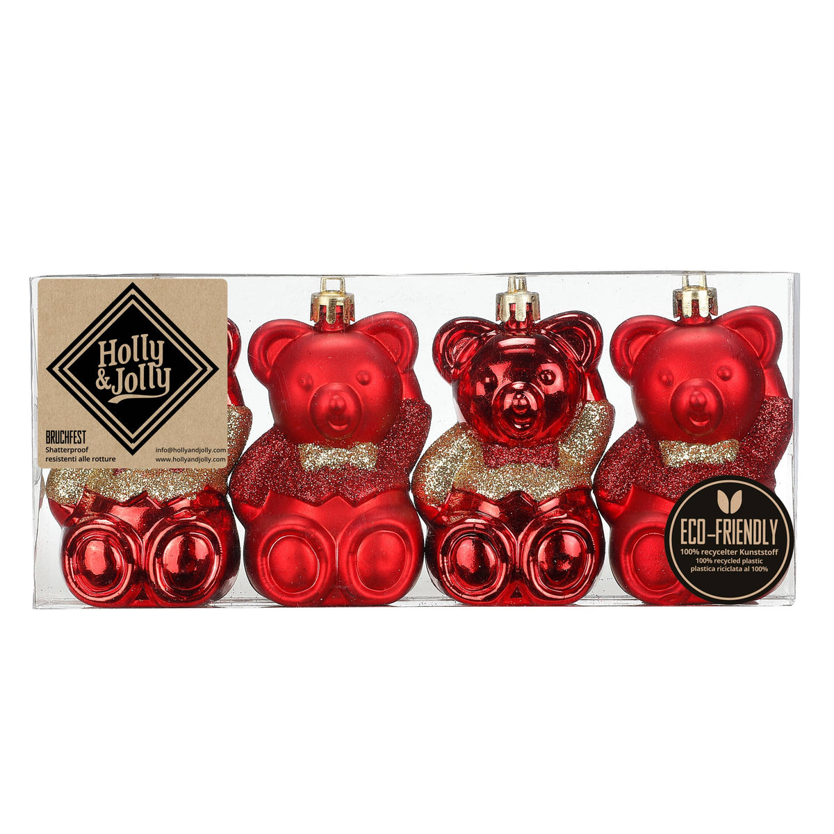 Teddy ornamenter Knusesikker