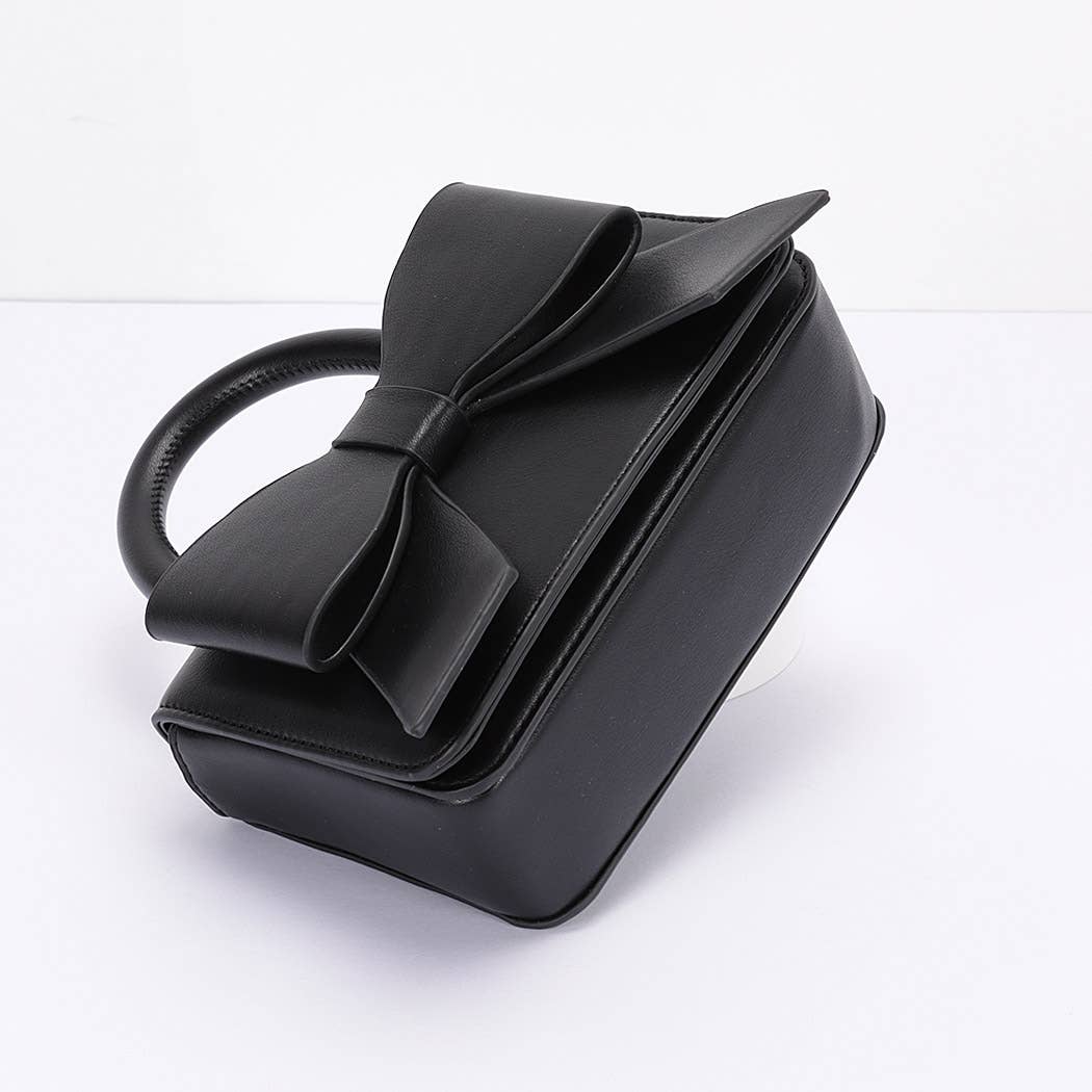 Ribbon Top Handle Bag