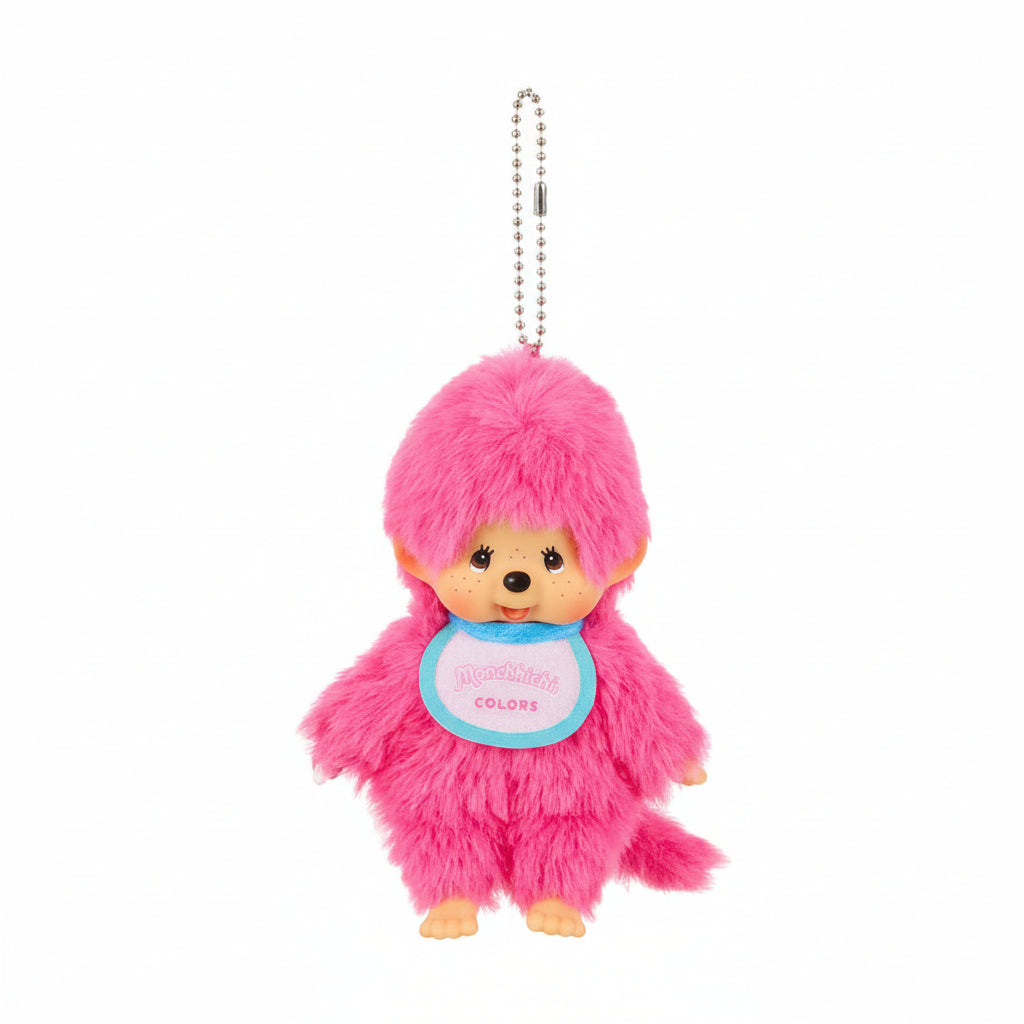 Monchhichi Neon Pink Plush Mascot