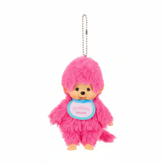 Monchhichi Neon Pink Plush Mascot