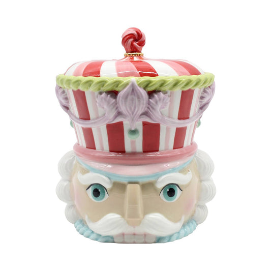 Nutcracker Head Cookie Jar