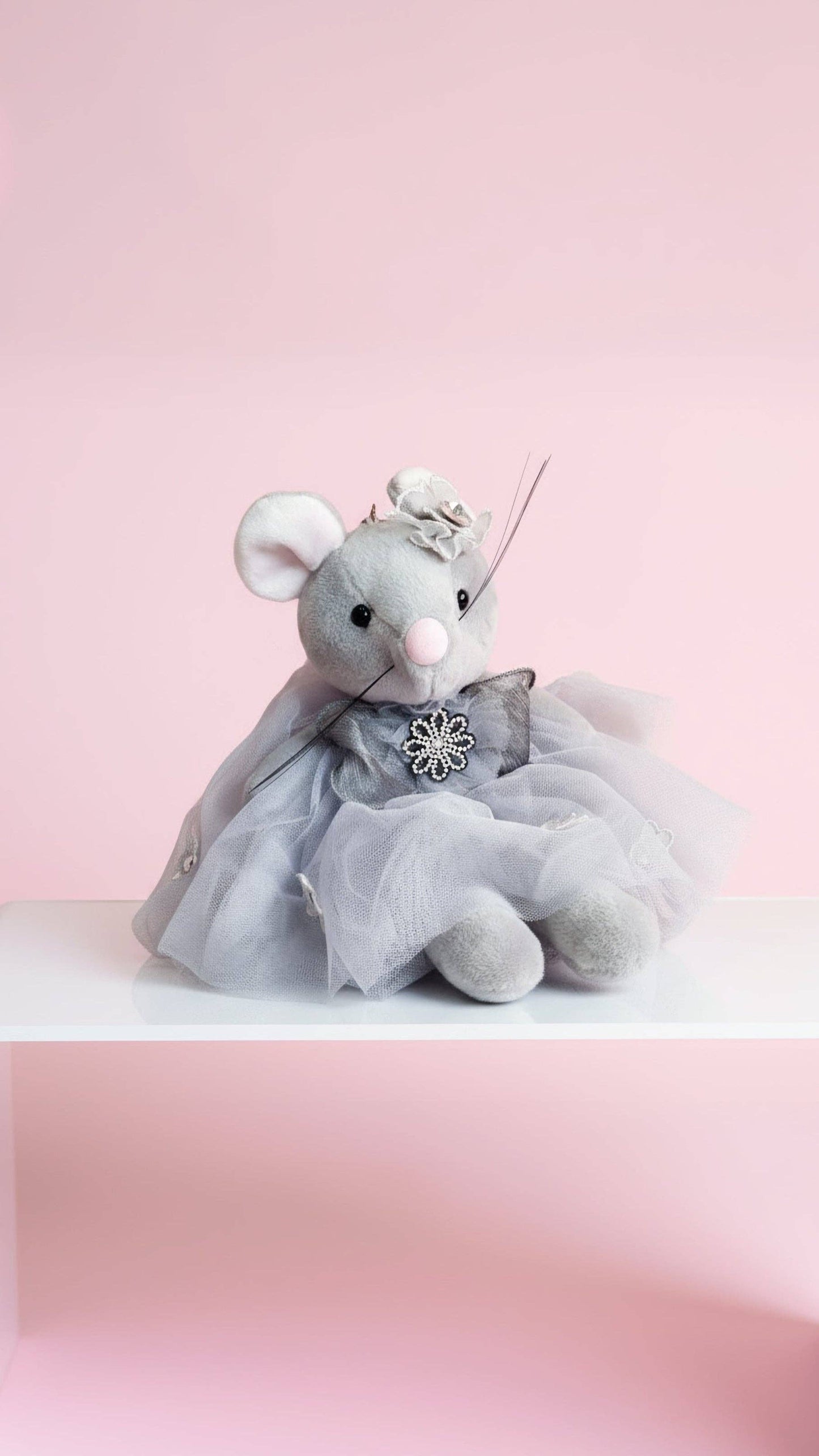 Oversized Ballerina Mouse Charm