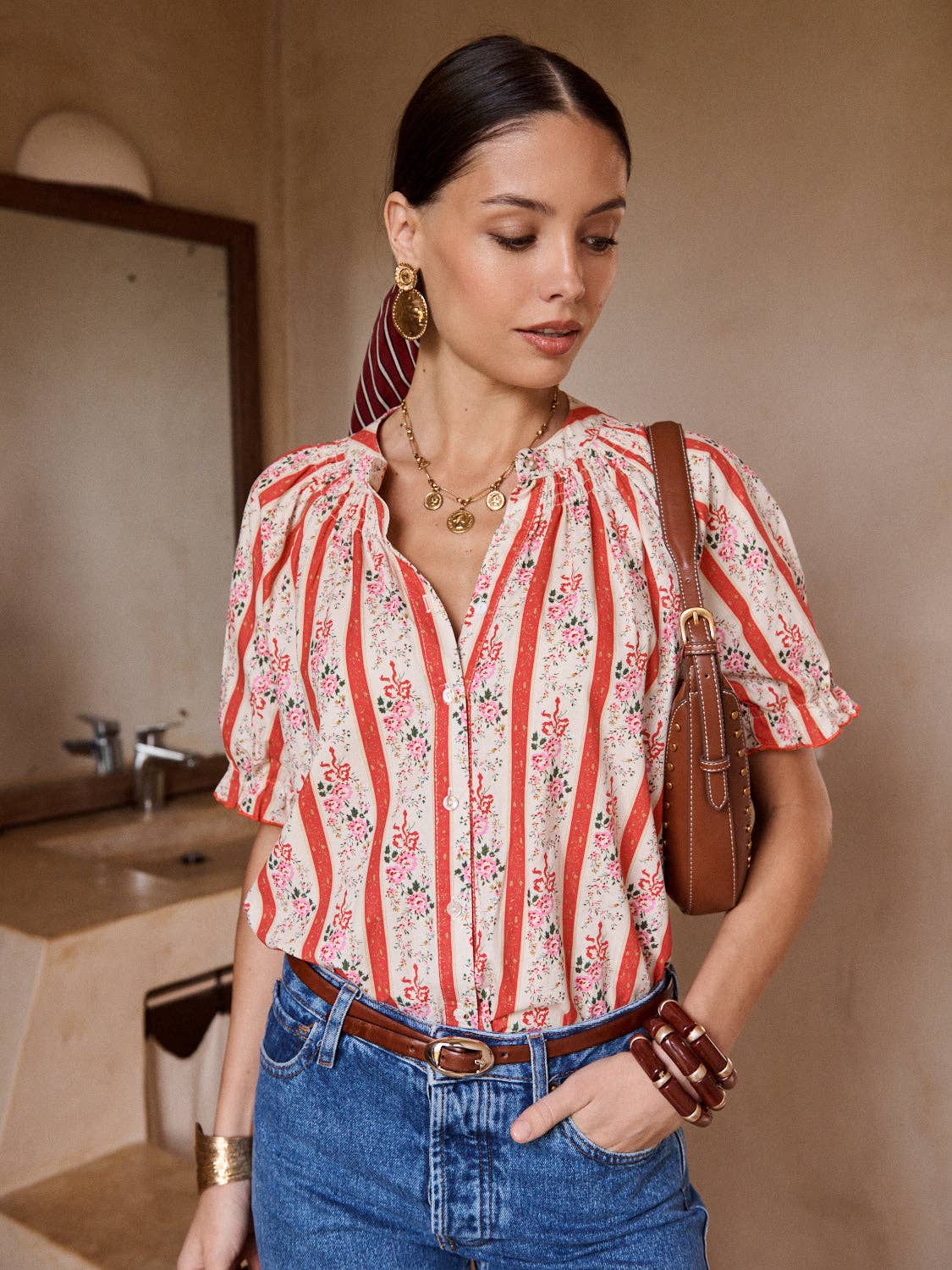 Valerian Bluse