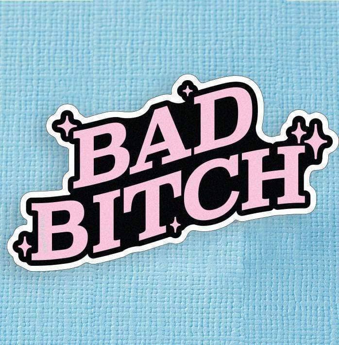 Bad Bitch Klistremerke