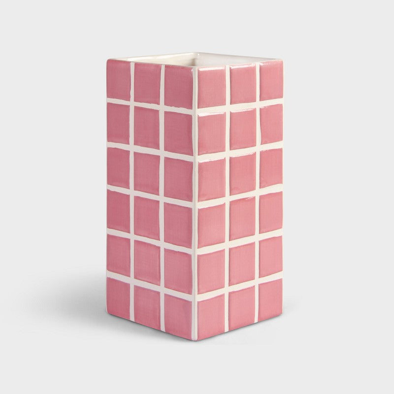 Tile Pink Vase