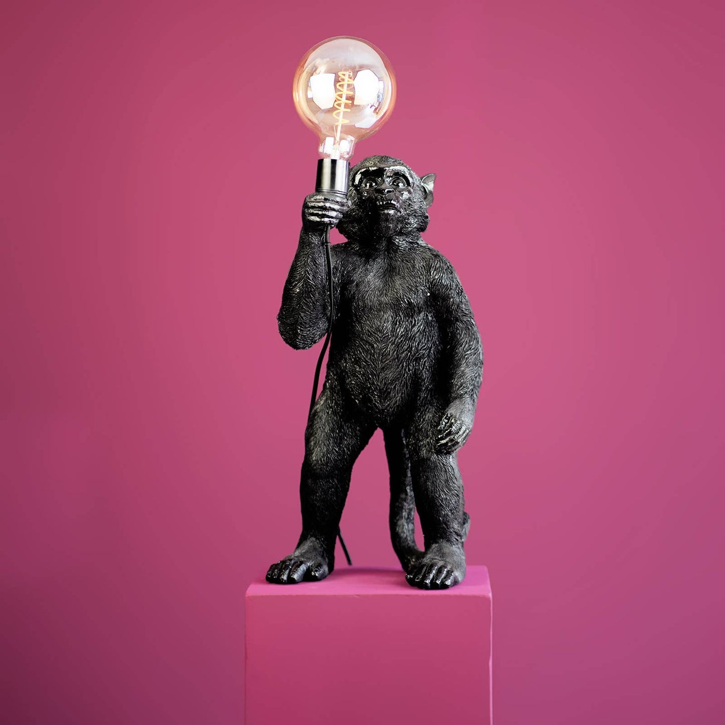 Monkey Koko Black Lampe