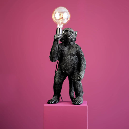 Monkey Koko Black Lampe