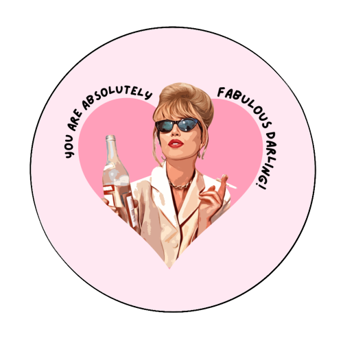 Klistremerke Absolutely Fabulous Patsy