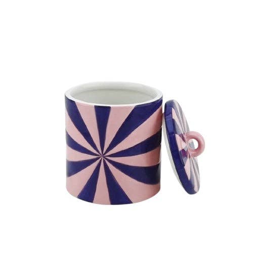 Swirl Blue Krukke