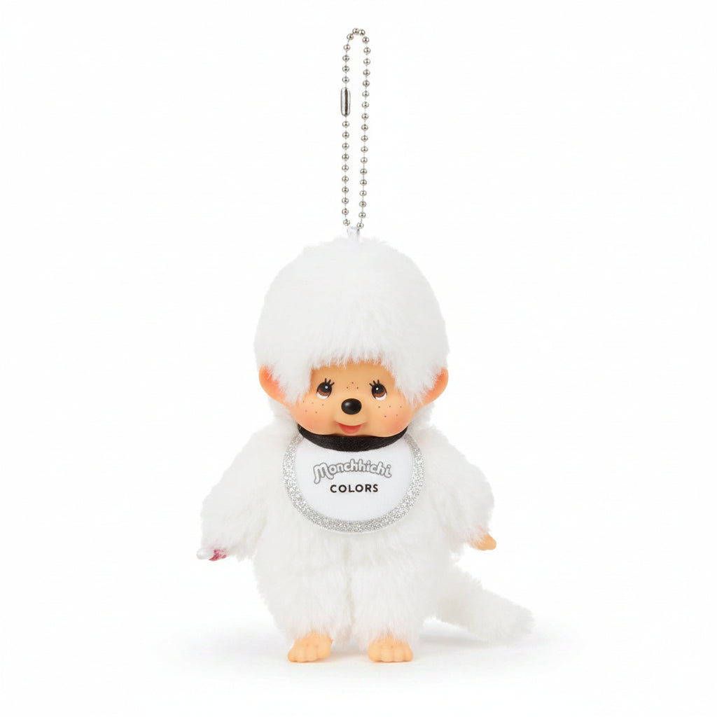 Monchhichi White Plush Mascot
