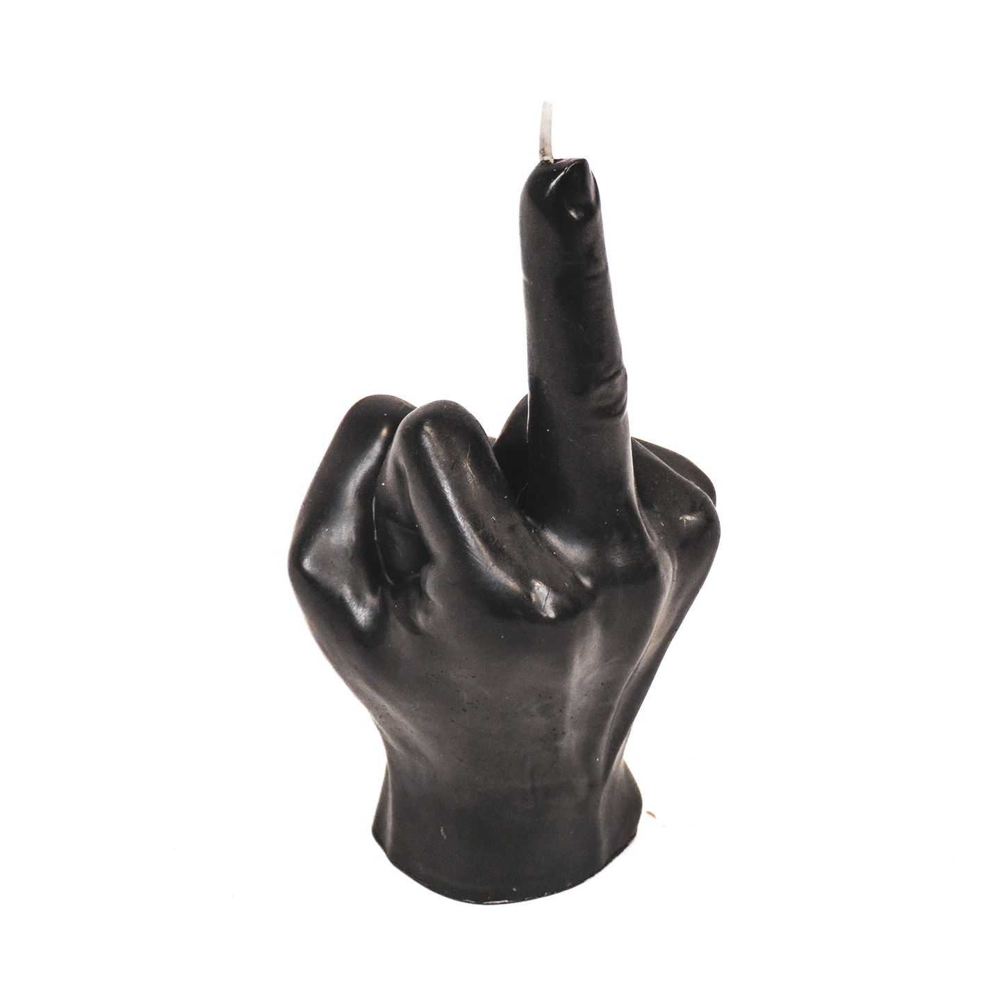 Middle Finger Lys Svart