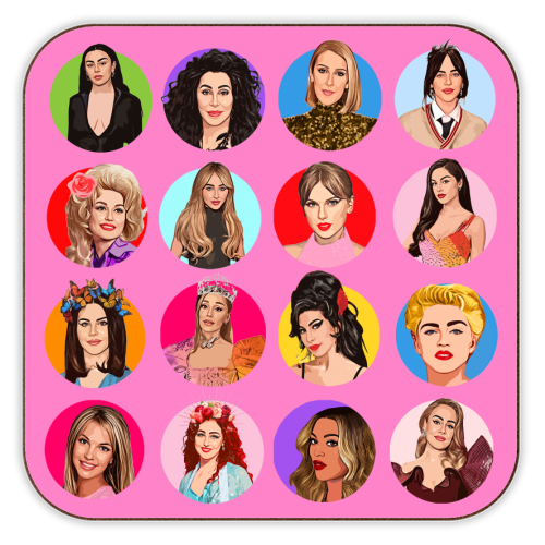 Female Icons Bordbrikke