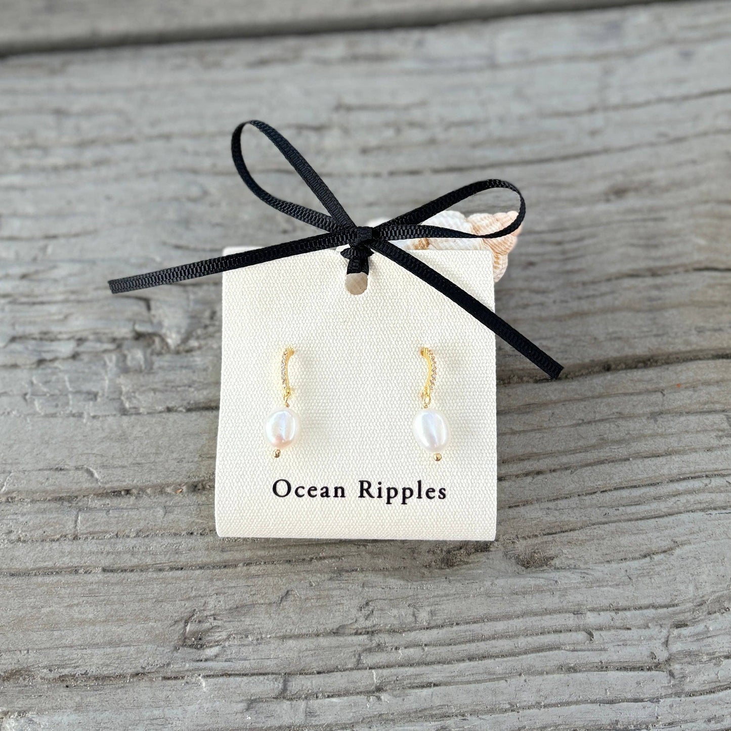 Water Pearl Vintage Øreringer