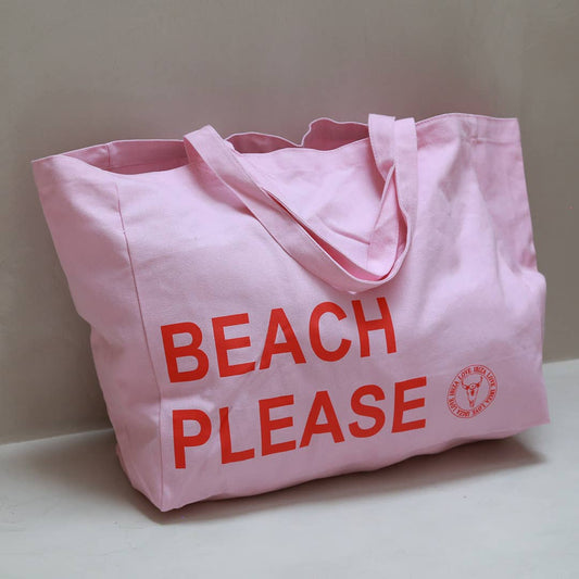 Beach Please Light Pink Bag