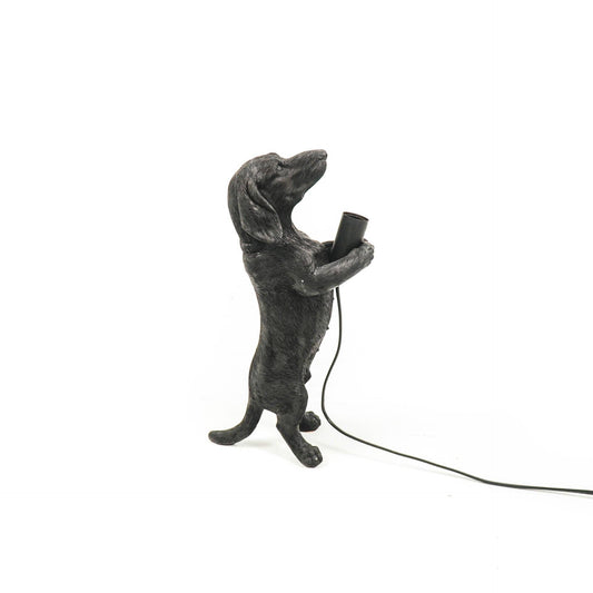 Dachshund Lampe Svart