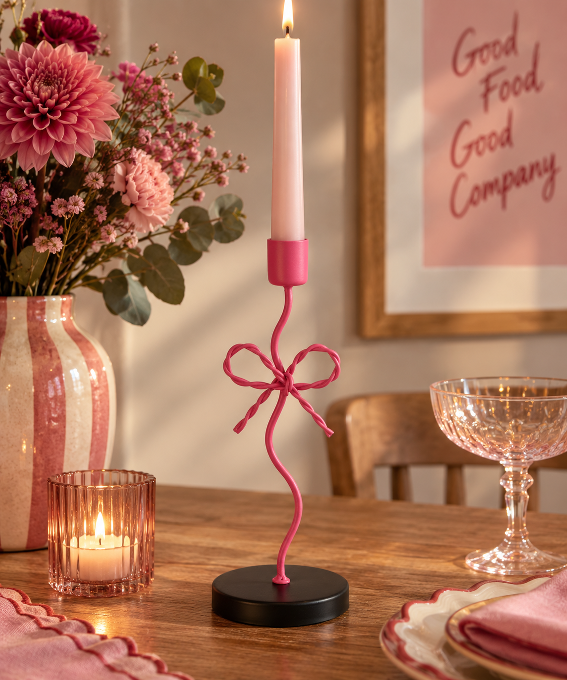 Strik Roze Lysholder