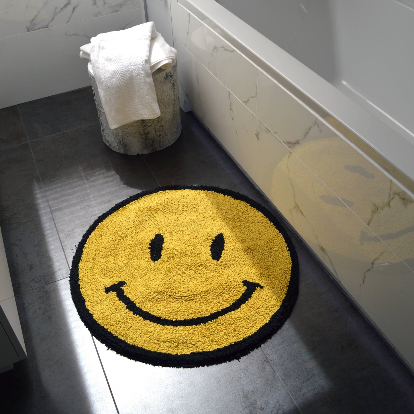 Smiley Badematte
