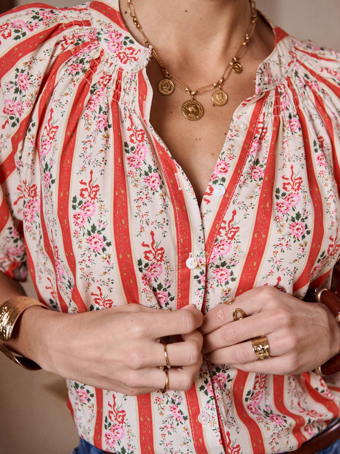 Valerian Bluse