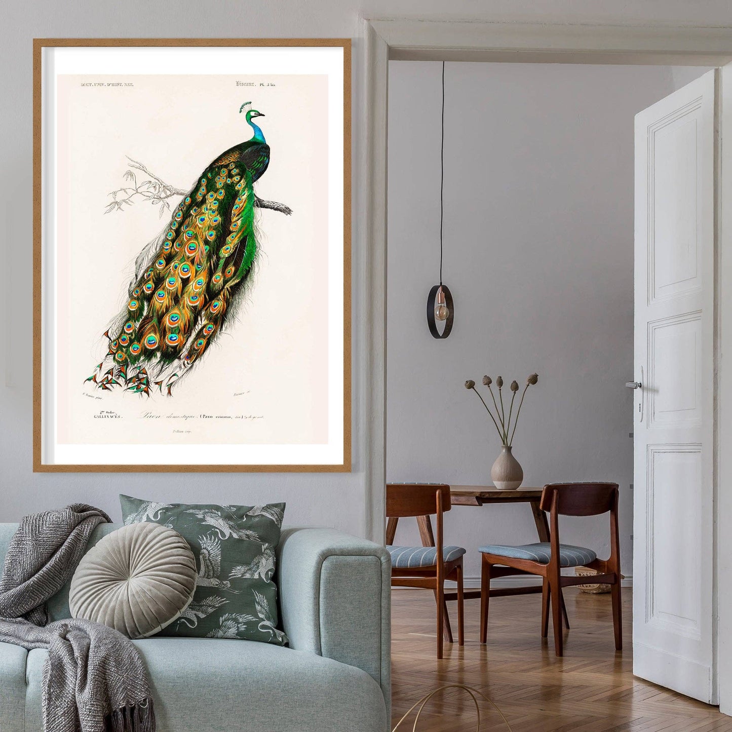 Peacock Vintage Plakat
