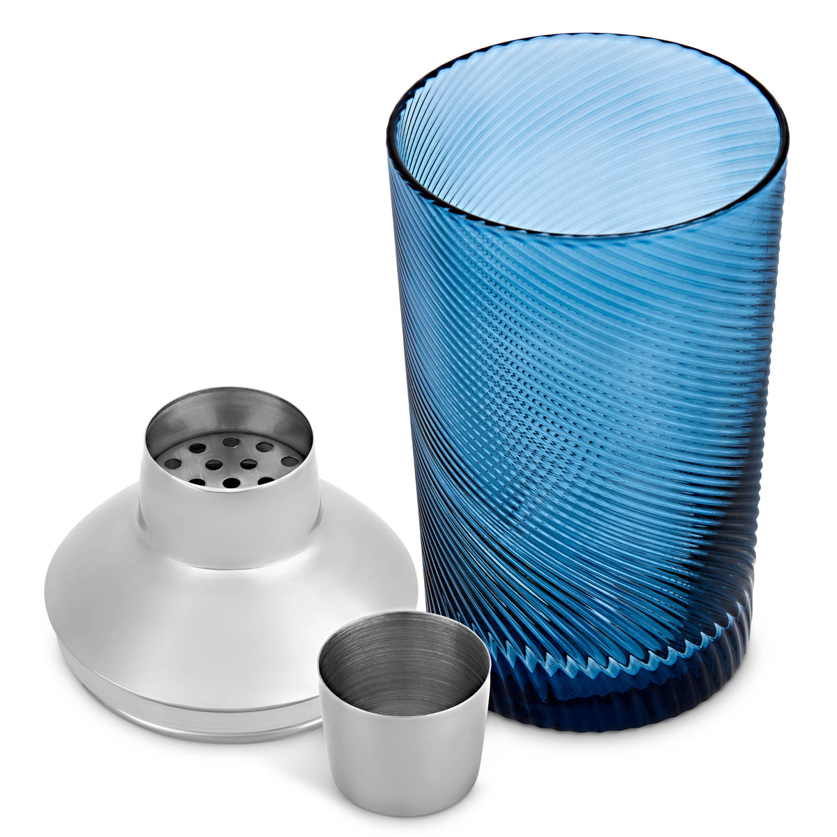 Blue Twist Cocktail Shaker