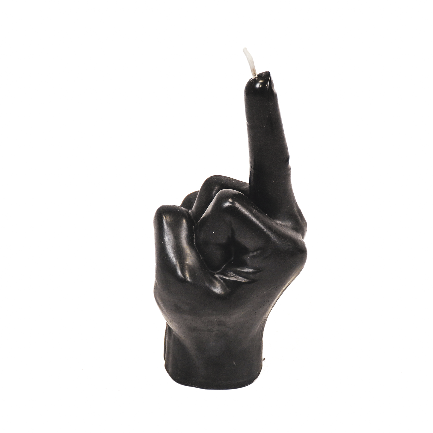Middle Finger Lys Svart
