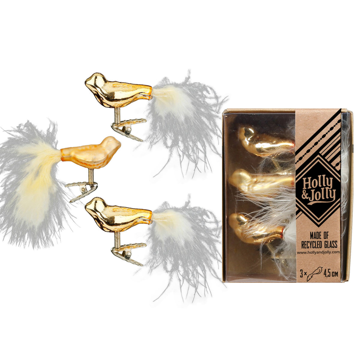 Fugl Inca Gold 4,5 cm