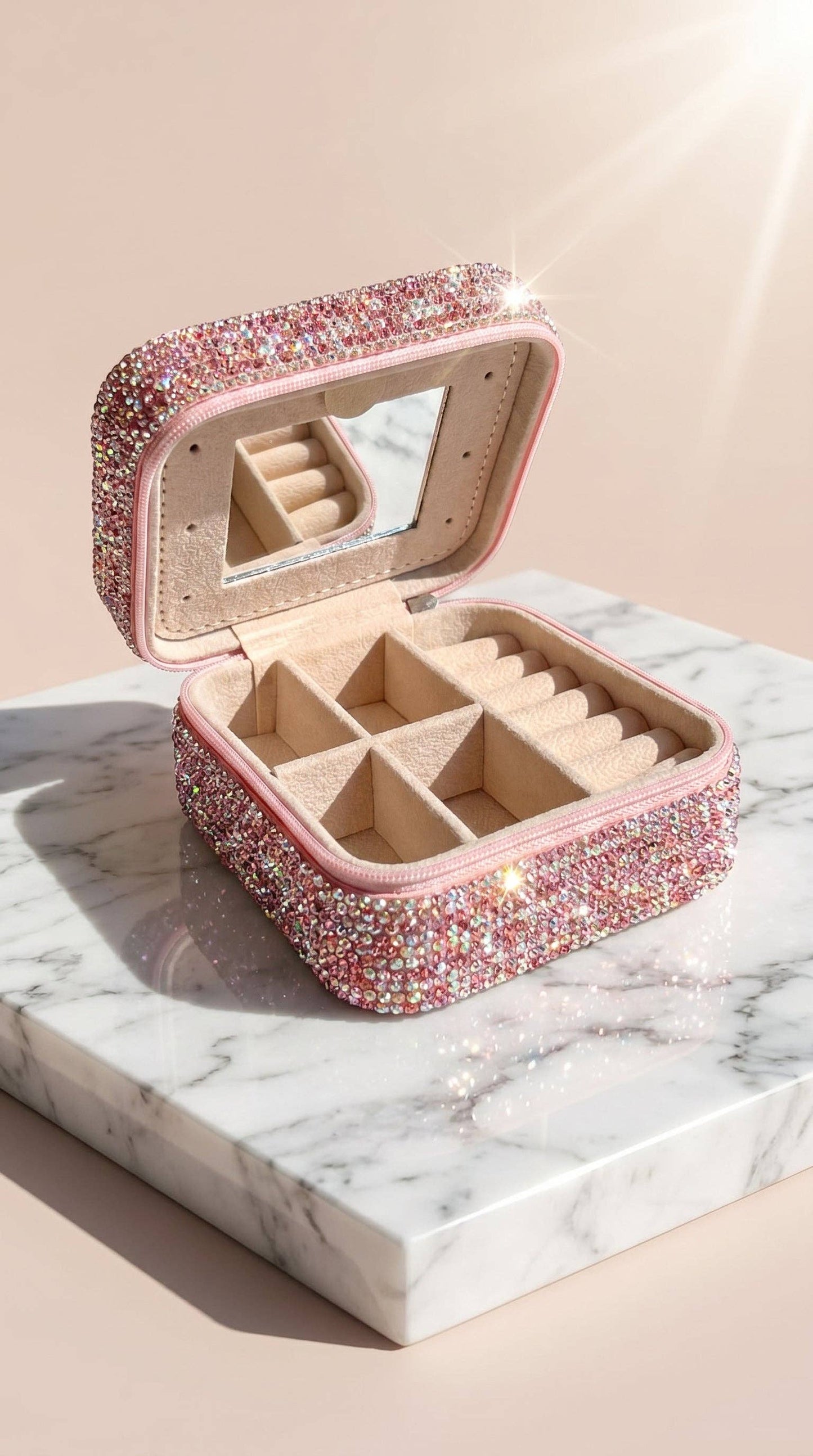 Crystal Reisesmykkeskrin