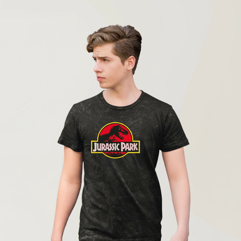 Jurassic Park Stonewash T-skjorte