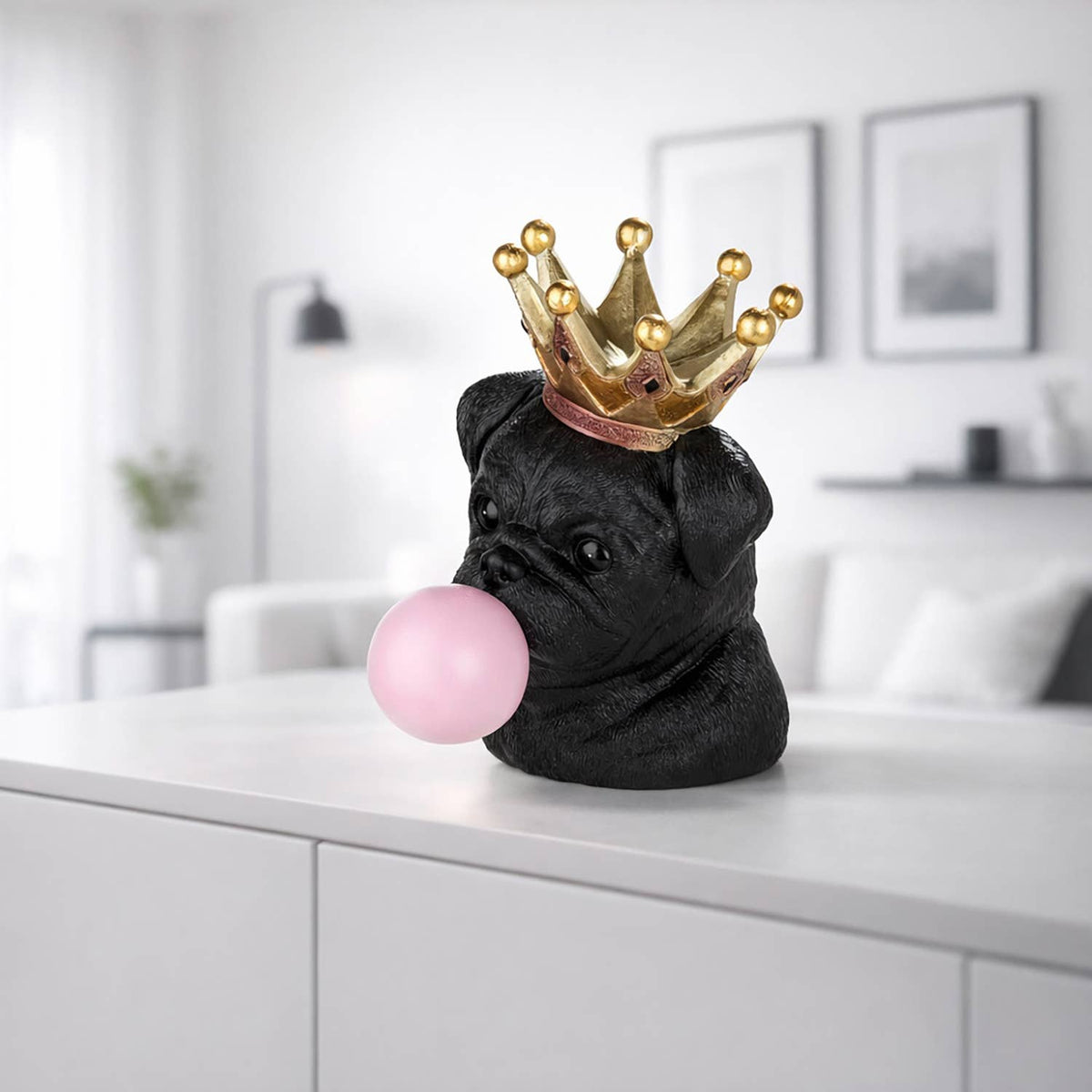 Pug Hugo Figur