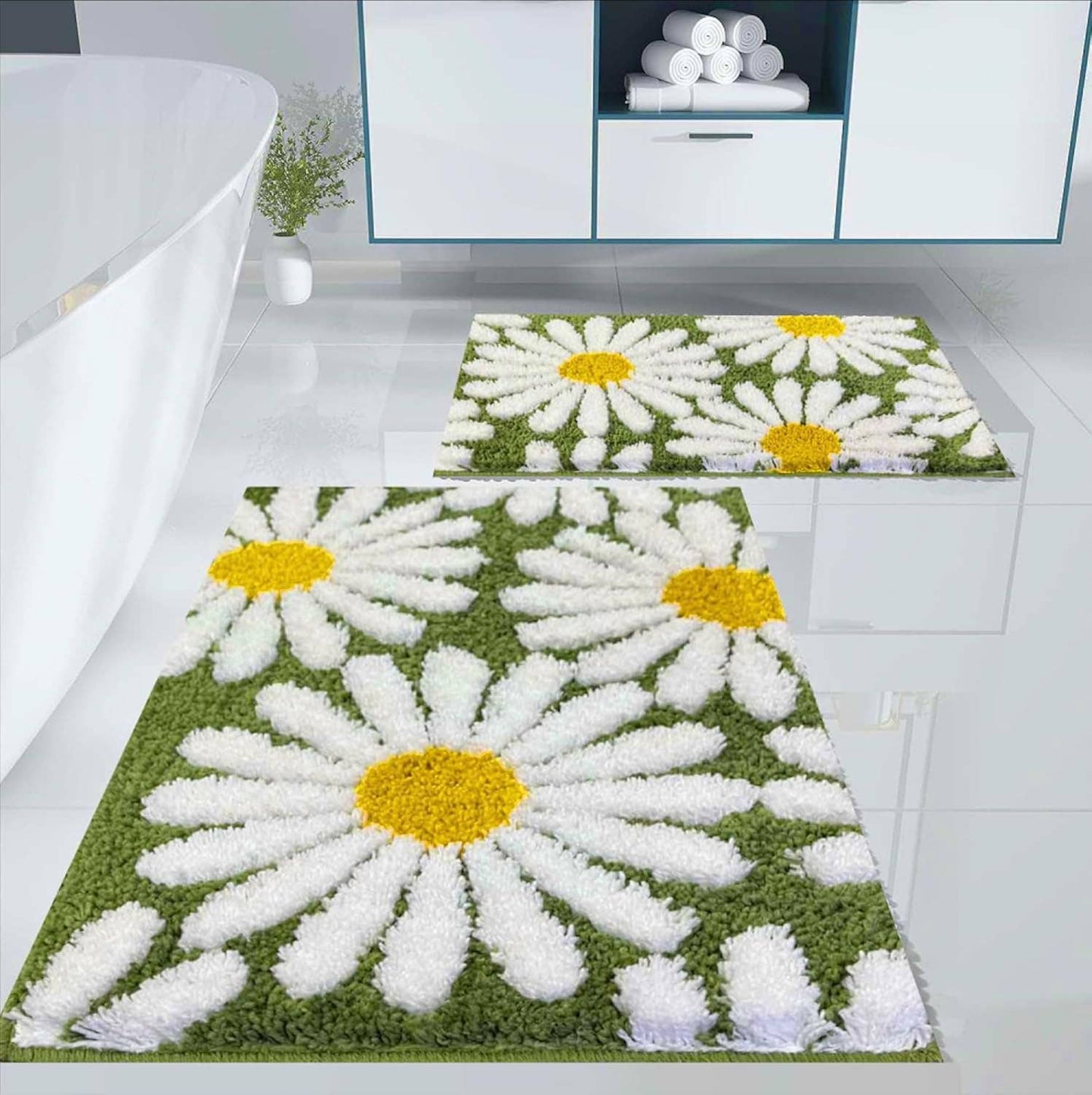 Flower Badematte