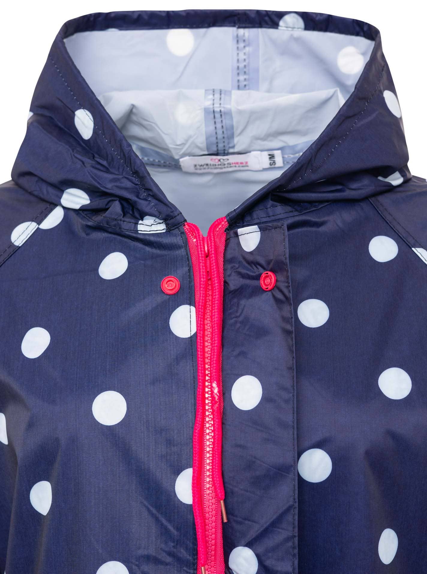 Dots Blue Regnjakke