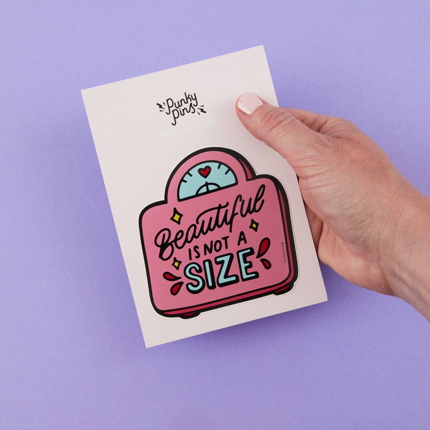 Beautiful Is Not A Size Klistremerke