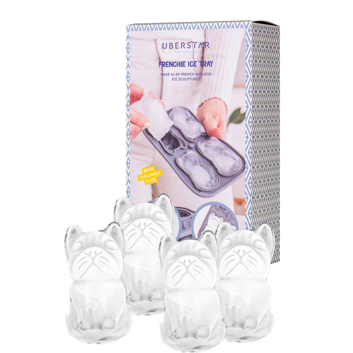Fransk Bulldog Isbitform