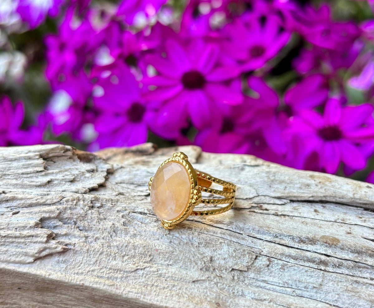 Faceted Rose Quartz Øredobber