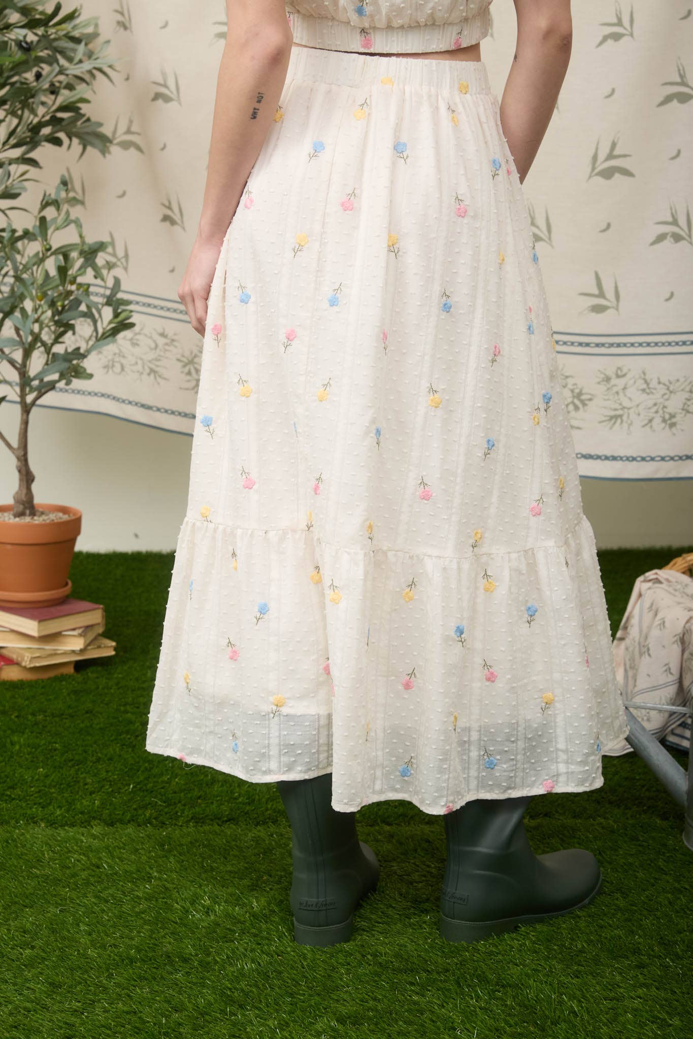 Clip Dot Midiskirt