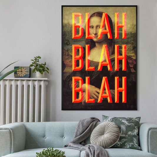 Blah Blah Blah Oransje Plakat
