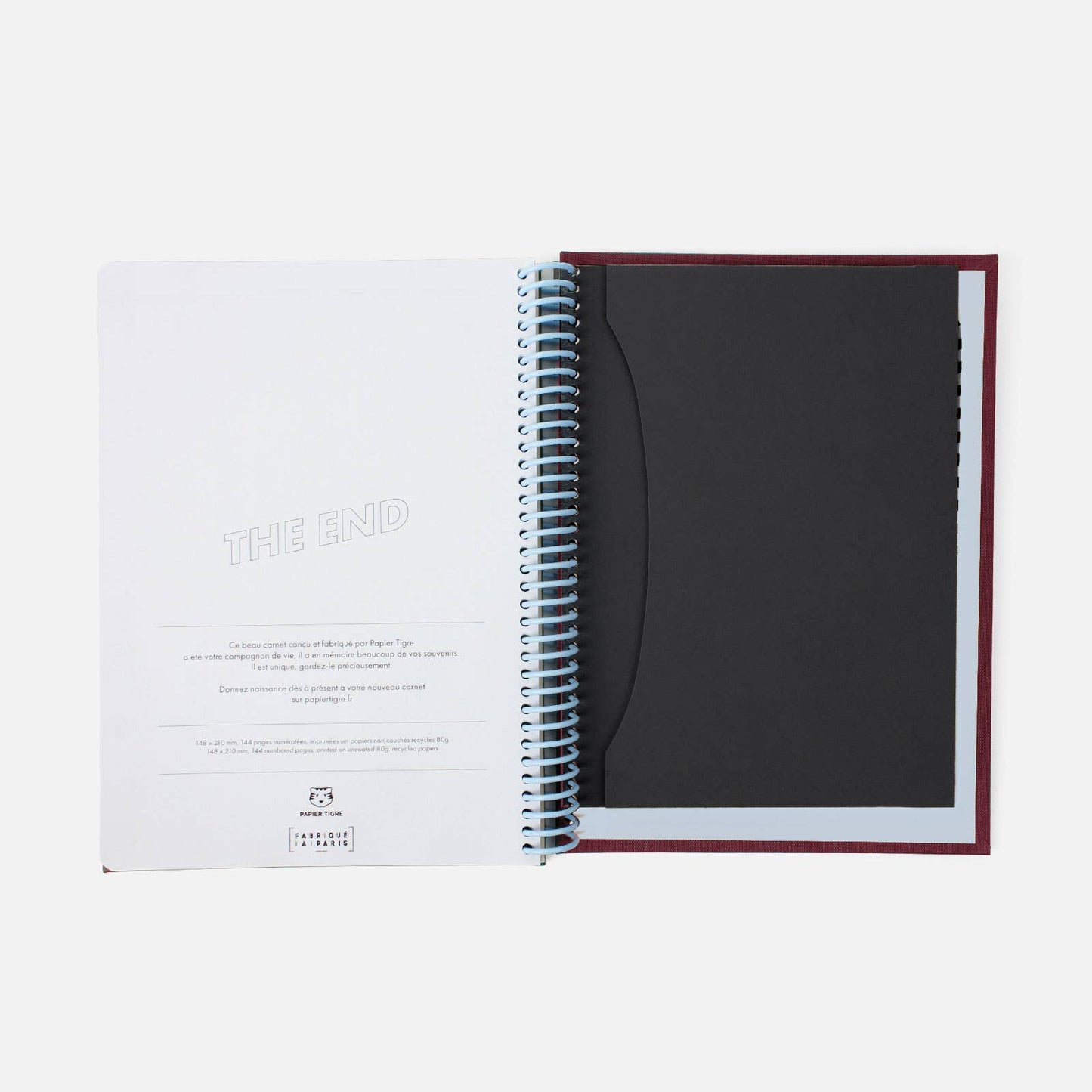 Canvas Notatbok Bordeaux