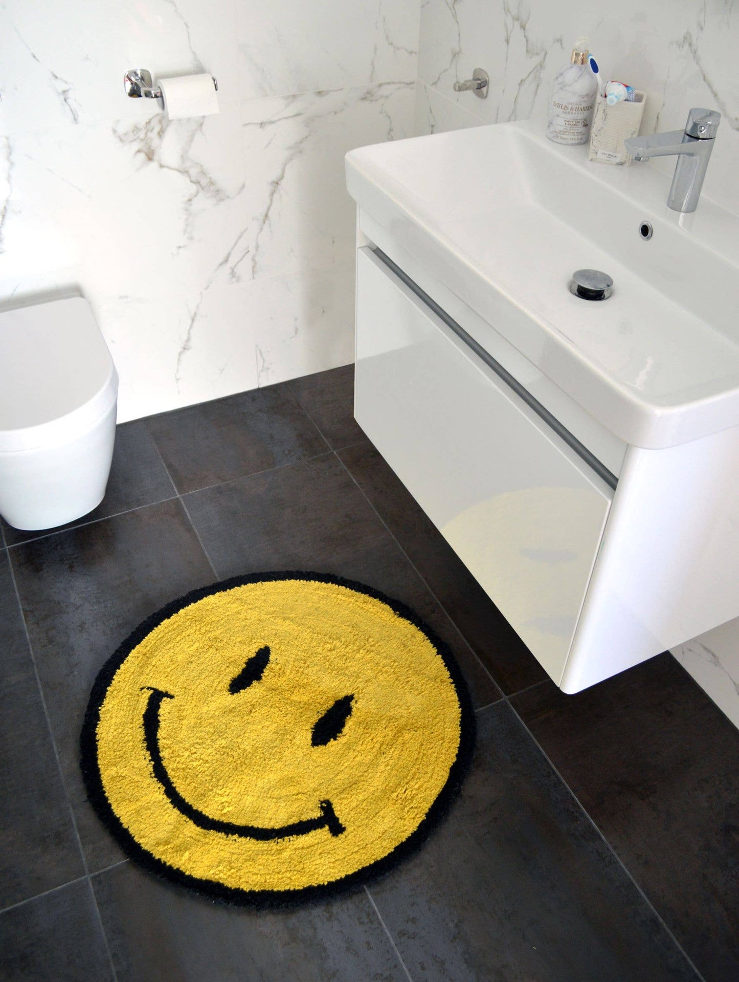 Smiley Badematte