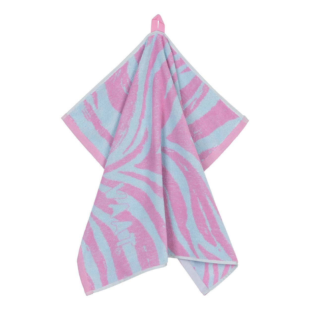 Gavesett kjøkkenhåndklær Sebra fuchsia