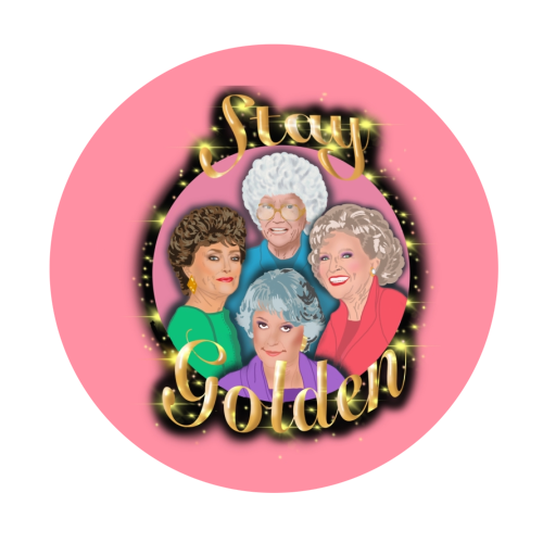 Golden Gals klistremerke