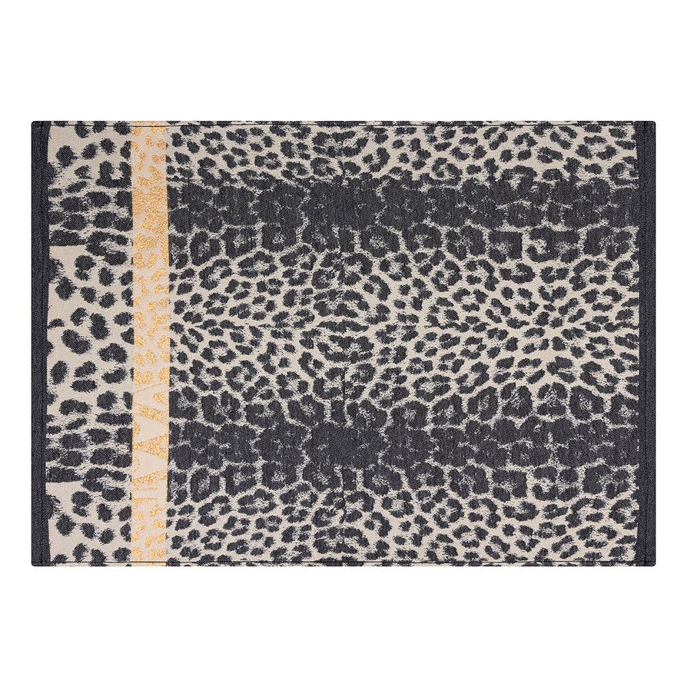 Gavesett kjøkkenhåndklær Leopard black