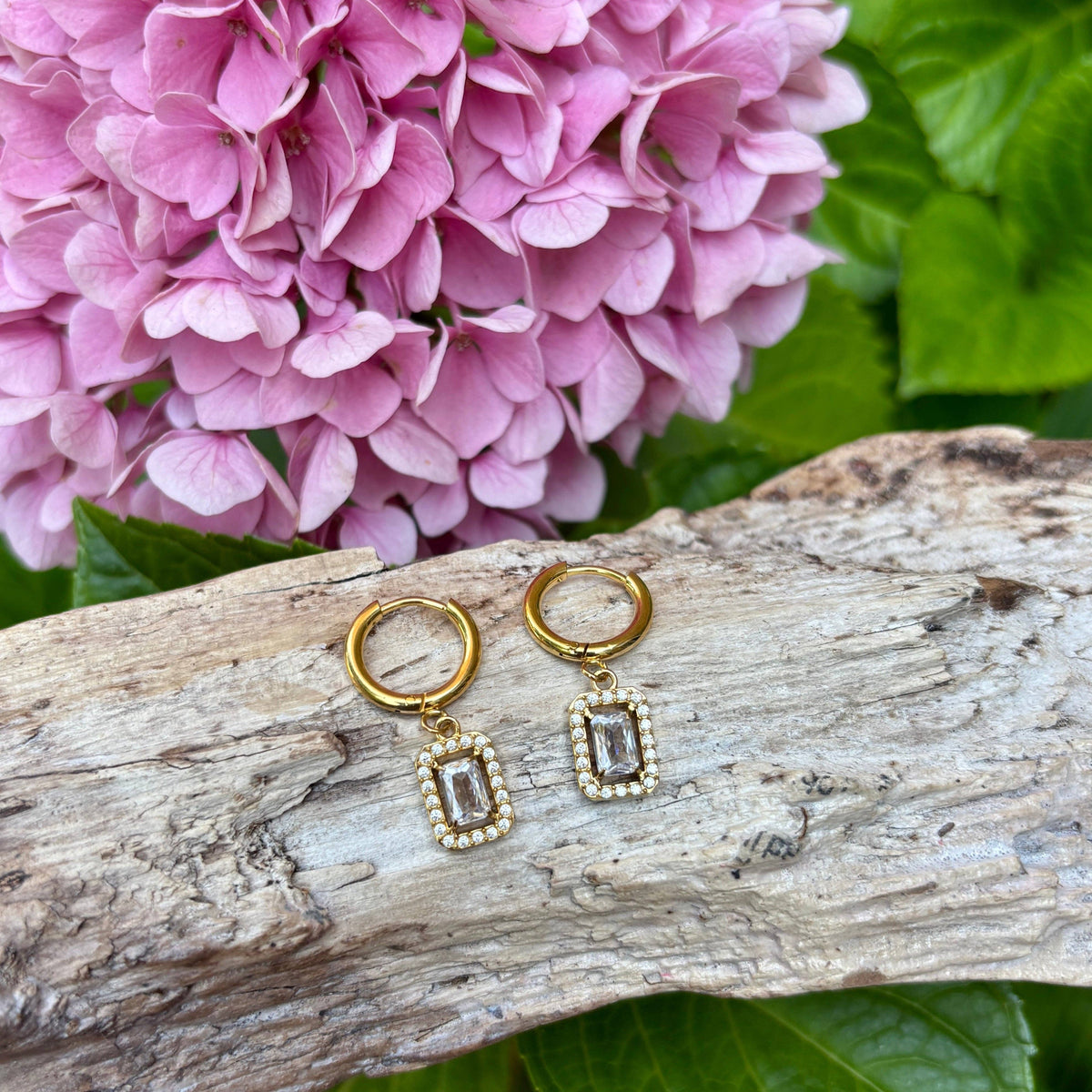 Cubic Zirconia Pavé Øredobber