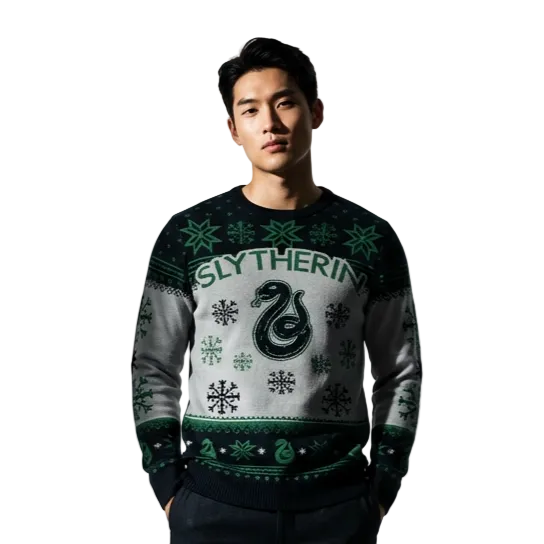 Harry Potter Slytherin Julegenser