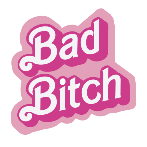 Bad Bitch Klistremerke