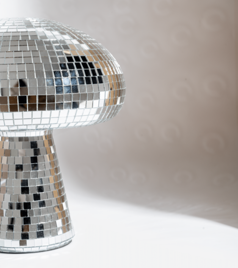 Disco mushroom lampe
