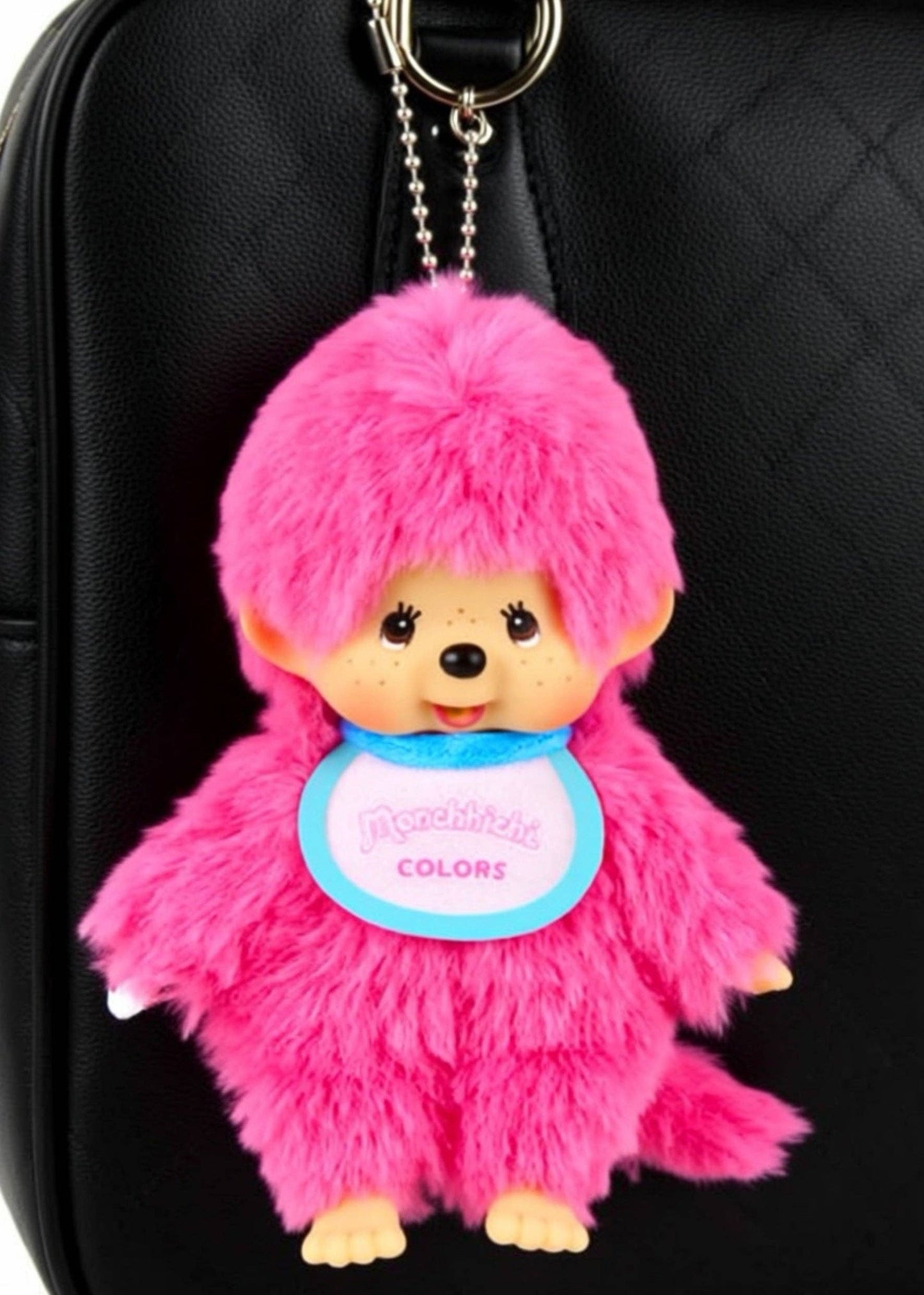 Monchhichi Neon Pink Plush Mascot